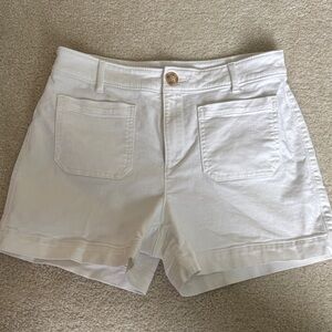 LOFT The Palmer White Shorts - size 4